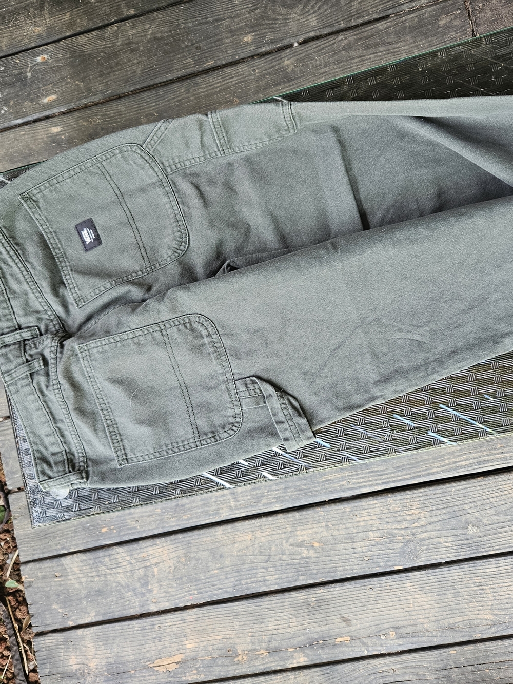 Vans Women's Cargo Pants in Olive Green